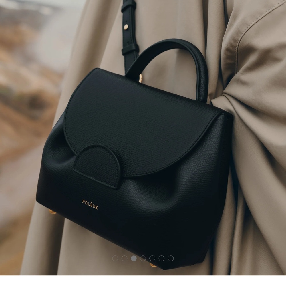 Polene Black Crossbody Bag